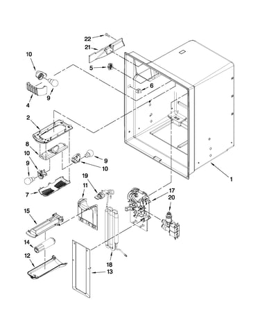 Refrigerator liner parts