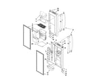 Kenmore 59679543013 refrigerator door parts diagram