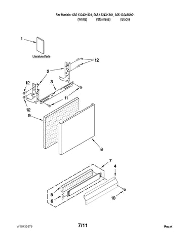 Door and panel parts