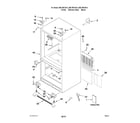 Kenmore 59679519012 cabinet parts diagram