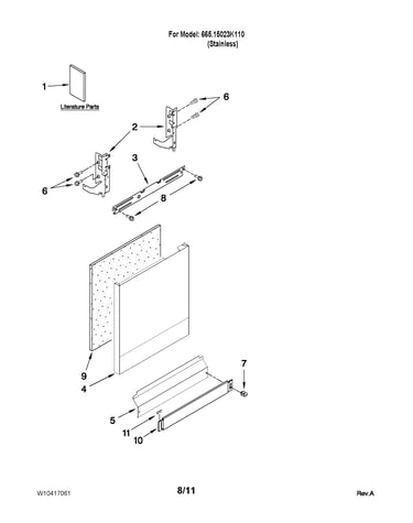 Door and panel parts