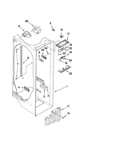 Refrigerator liner parts