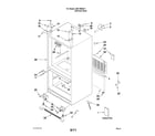 Kenmore 59679553011 cabinet parts diagram