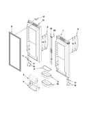 Refrigerator door parts
