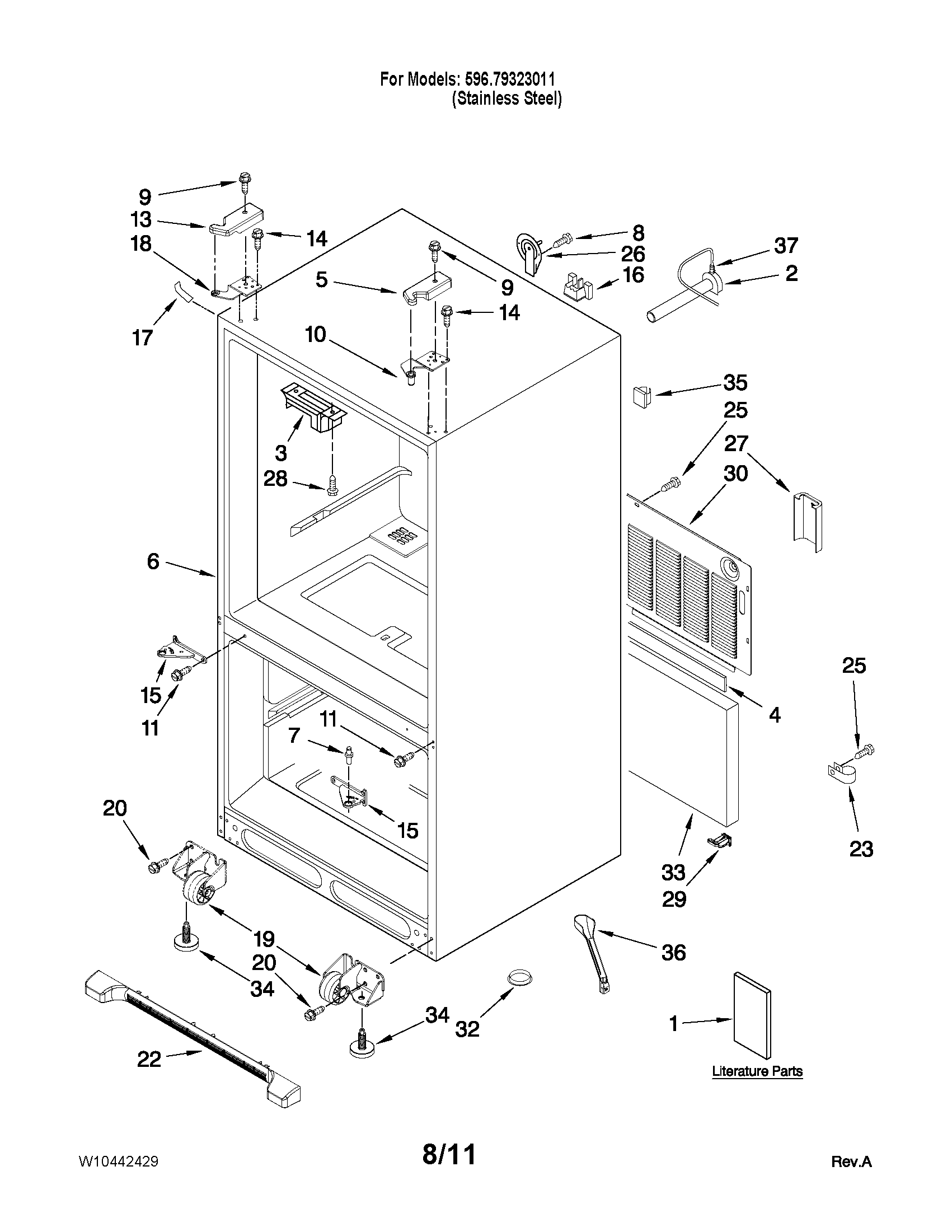 Cabinet parts
