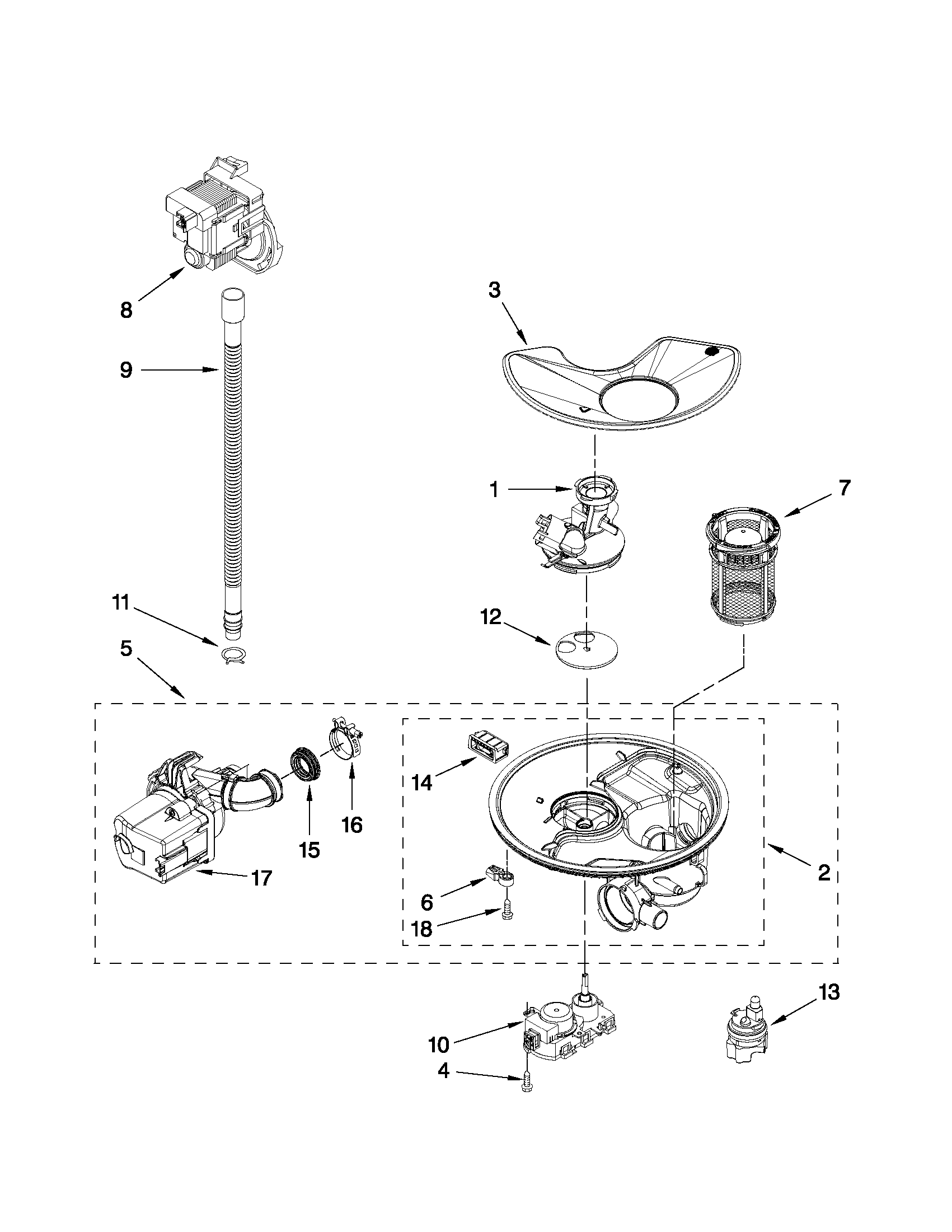 Pump and motor parts