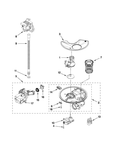 Pump and motor parts