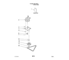 Kenmore 66513633102 motor and drive parts diagram