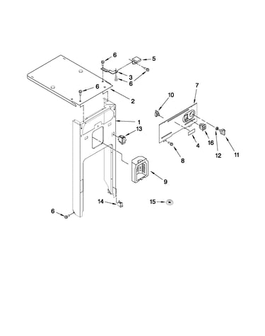 Panel and control parts