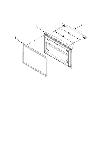 Freezer door parts