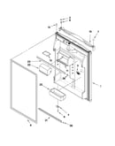 Refrigerator door parts