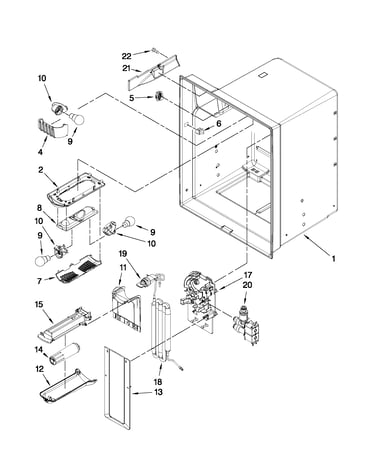 Refrigerator liner parts