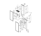 Kenmore 59679543014 refrigerator door parts diagram