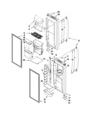 Refrigerator door parts