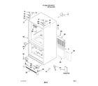 Kenmore 59679513013 cabinet parts diagram