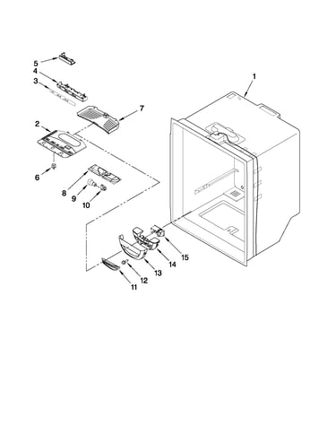 Refrigerator liner parts