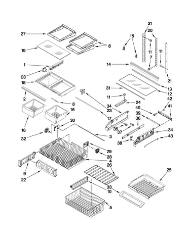 Shelf parts
