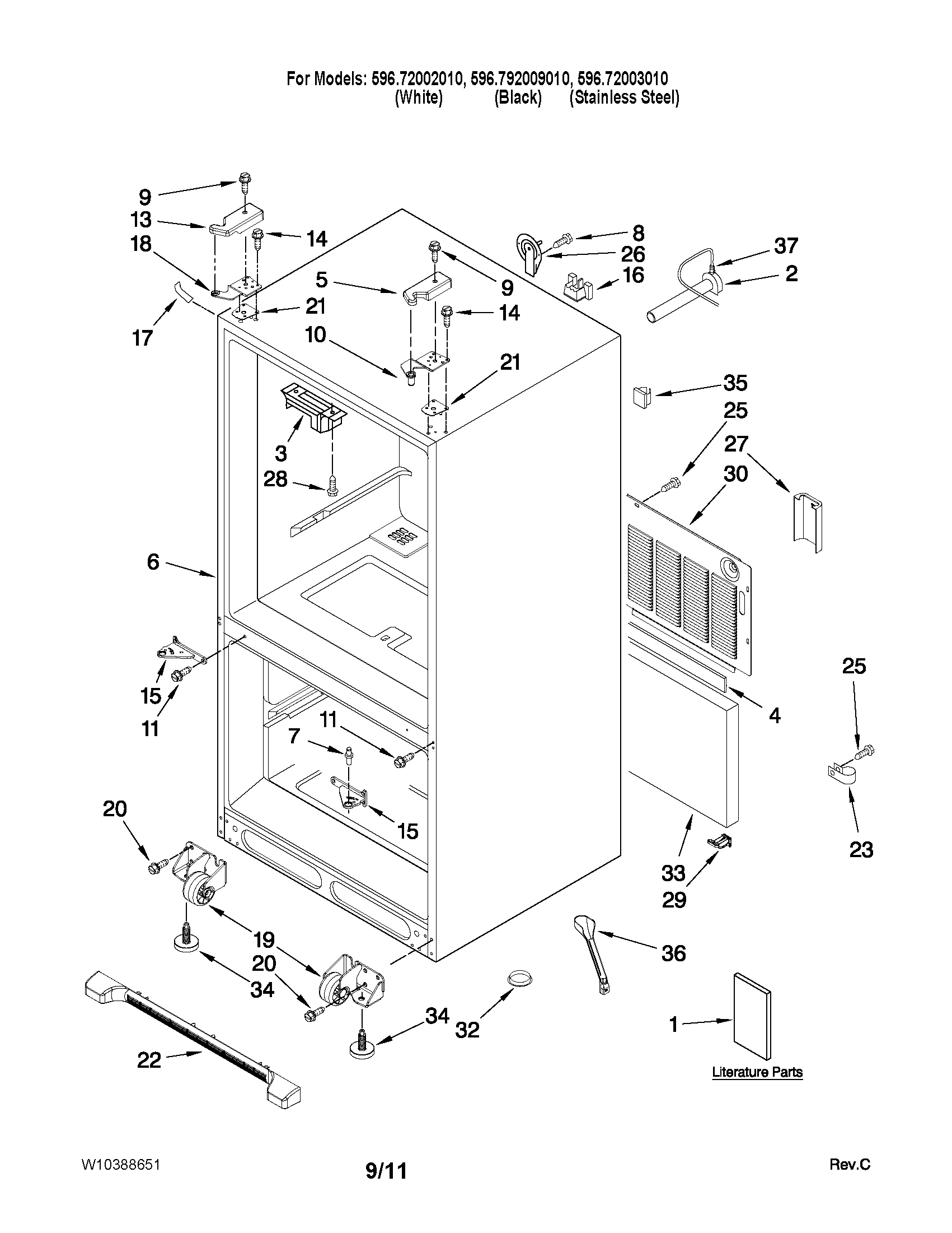 Cabinet parts