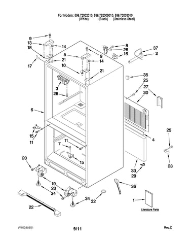 Cabinet parts