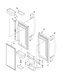 Refrigerator door parts