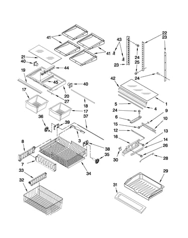 Shelf parts