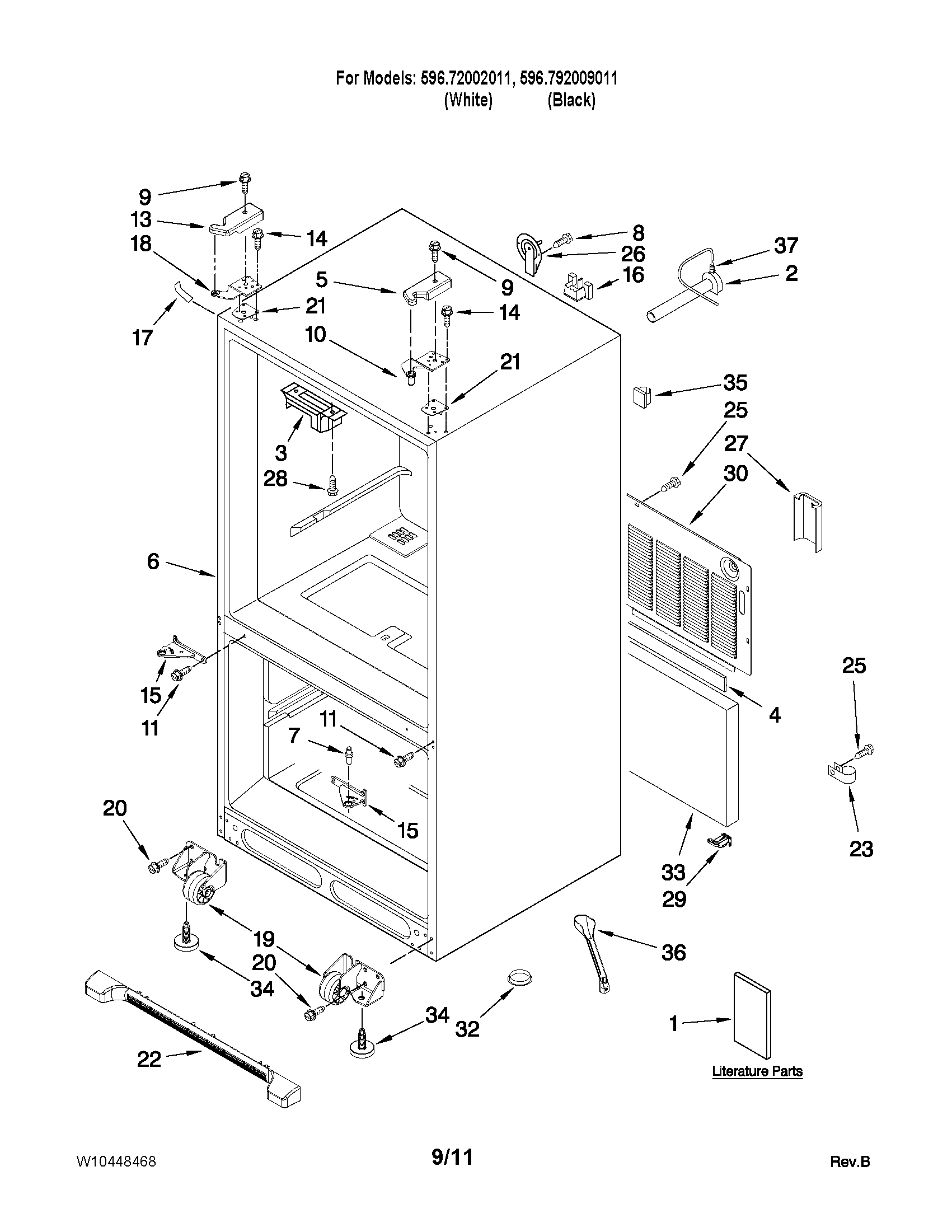 Cabinet parts