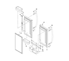 Kenmore 59672009011 refrigerator door parts diagram