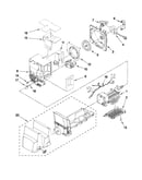 Motor and ice container parts