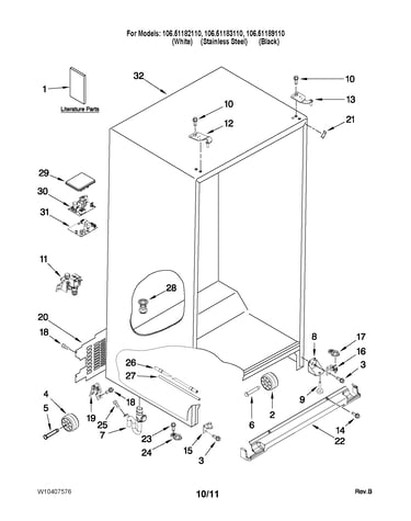 Cabinet parts