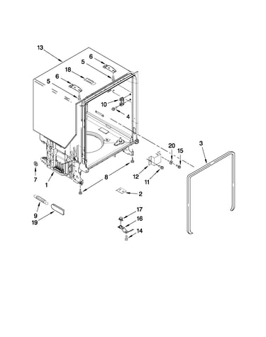 Tub and frame parts