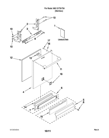 Door and panel parts