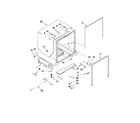 Kenmore Pro 66513173K704 tub and frame parts diagram