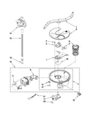 Pump, washarm and motor parts