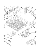 Upper rack and track parts