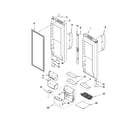 Kenmore 59679523013 refrigerator door parts diagram