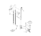 Kenmore Elite 66513963K014 fill, drain and overfill parts diagram
