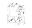 Kenmore Elite 66513962K014 pump, washarm and motor parts diagram