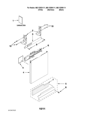 Door and panel parts