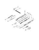 Control panel and latch parts