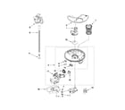 Kenmore 66513255K111 pump and motor parts diagram