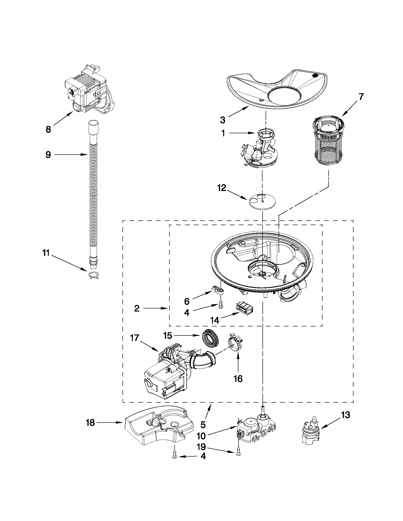 Pump and motor parts