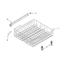 Upper rack and track parts