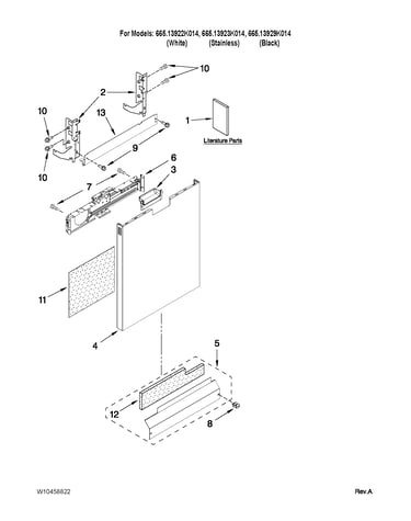 Door and panel parts