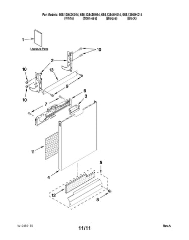 Door and panel parts