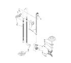 Kenmore Elite 66513949K014 fill, drain and overfill parts diagram