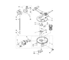 Kenmore Elite 66513966K014 pump, washarm and motor parts diagram