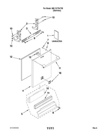 Door and panel parts