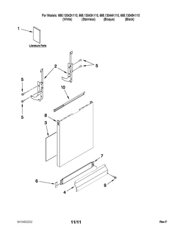 Door and panel parts