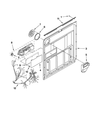 Inner door parts