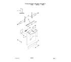 Kenmore 66513282K112 door and panel parts diagram